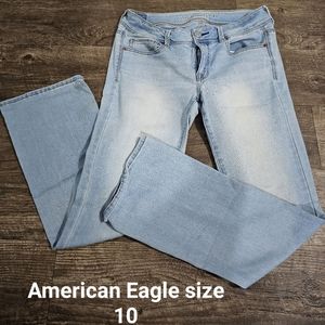 American Eagle blue jeans size 10